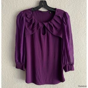 Chic Women's Purple Blouse